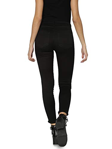 ONLY Women's Royal High Sk Jeans 600 Jeans, Black Noos, XL / 30L