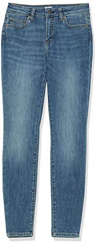 Amazon Essentials Women's Mid-Rise Curvy Skinny Jean, Medium Wash, 14