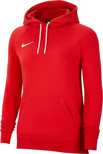 NIKE Women's Park 20 Hoodie, University Red/White/White, M UK