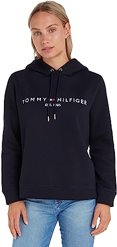 Tommy Hilfiger Women Heritage Hoodie, Blue (Desert Sky), L