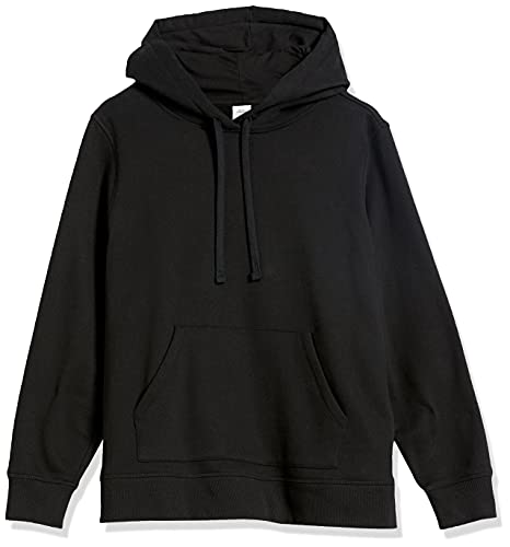 Amazon Essentials Women's Fleece Pullover Hoodie (Available in Plus Size), Black, M