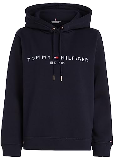 Tommy Hilfiger Women Heritage Hoodie, Blue (Desert Sky), L