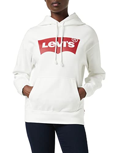 Levi's Women's Graphic Standard Hoodie, White, M