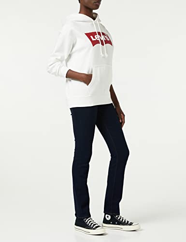 Levi's Women's Graphic Standard Hoodie, White, M