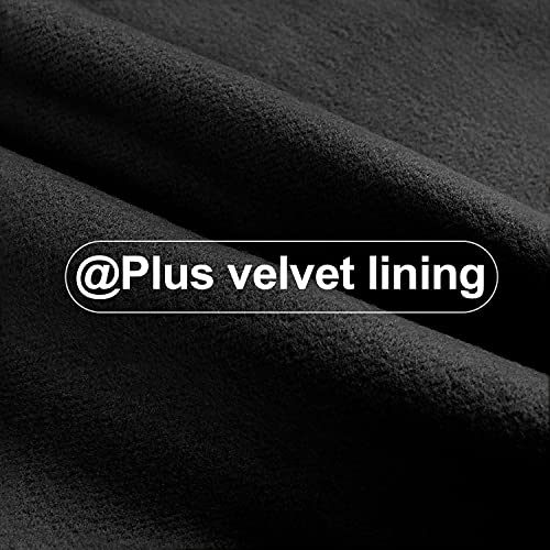 Xnova Hoodies for Women Plain Hoodie Sweatshirt Winter Long Sleeve Pullover Tops Comfort Warm Ladies Hoodies with Pockets Jumper Hoodies Sexy Black M