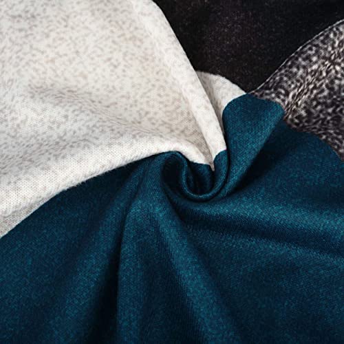 AMhomely Womens Long Sleeve Tops Ladies Lightweight Jumpers Button Front Slit Tunic, O Navy, L