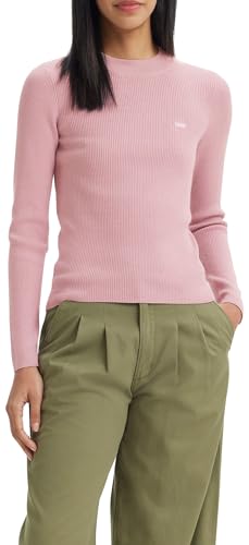 Levi's Women's Crew Rib Sweater Sweatshirt, Keepsake Lilac, M