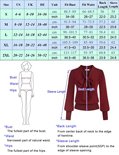 GRACE KARIN Autumn Elastic Pullover for Women V-Neck Long Sleeve Lightweight Sweater Work Office Knit Tops Black L