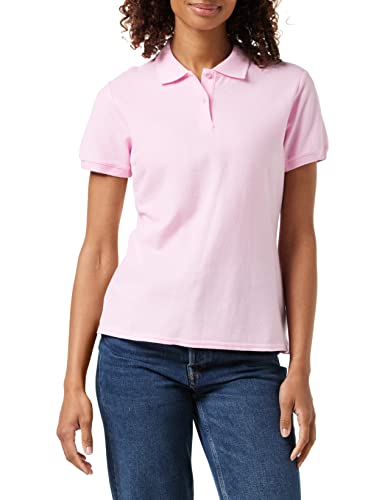 Fruit of the Loom Women's Premium Polo Shirt, Light Pink, 12 (Manufacturer Size:Medium)