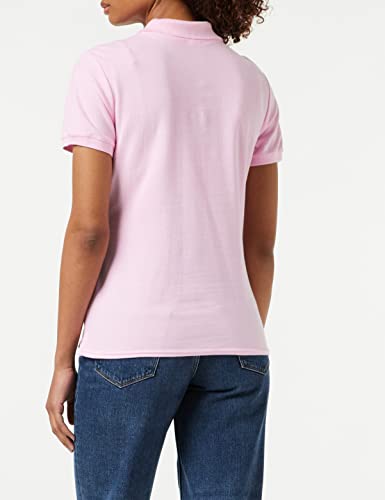 Fruit of the Loom Women's Premium Polo Shirt, Light Pink, 12 (Manufacturer Size:Medium)