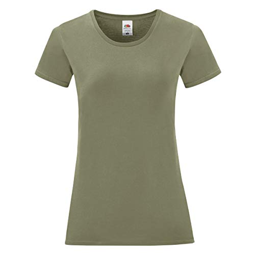 Fruit of the Loom Women's T-Shirt, khaki, M