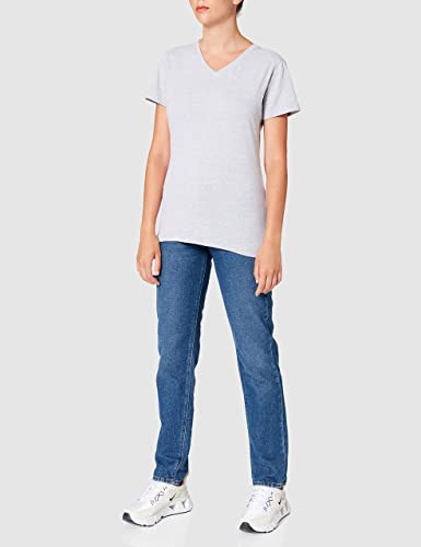 Berydale Multipack of 3: Women's T-Shirt with V-Neck in grey, L