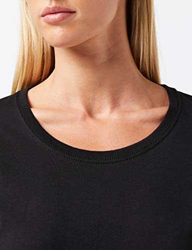 Fruit of the Loom Women's Original T. T-Shirt, Black, 12 (Manufacturer Size:Medium)