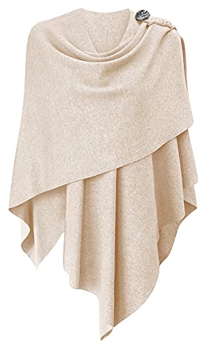 PULI Womens Cross Front Shawl Wraps Elegant Ponchos Finely Draped Knitted Cape Cardigan for Evening Dress Wedding Shawls