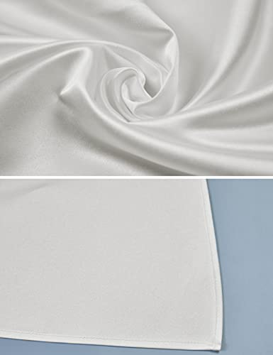 BAEAUTEICATE Wedding Cloak Cape with Hood Long Satin Poncho for Women Bride Maxi Unisex Medieval Coat Halloween Christmas Coaplay Costume Full Length (One Size, Light Ivory)