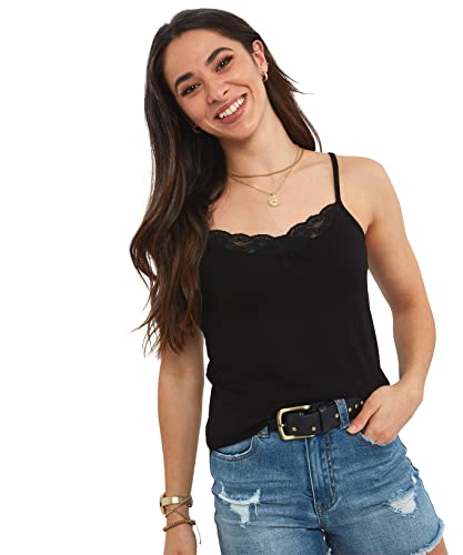 Joe Browns Women's Essential Strappy Top Cami Shirt, Black, 16 UK