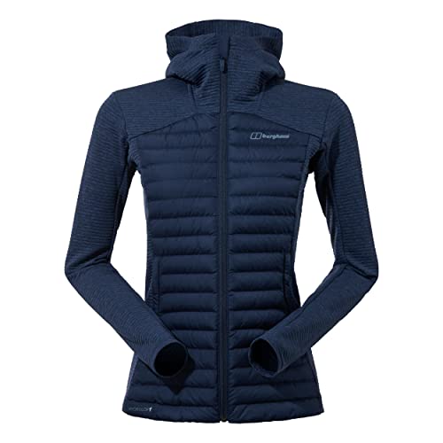 Berghaus Women's Nula Hybrid Synthetic Insulated Jacket, Durable Design, Water Resistant, Dusk, 12