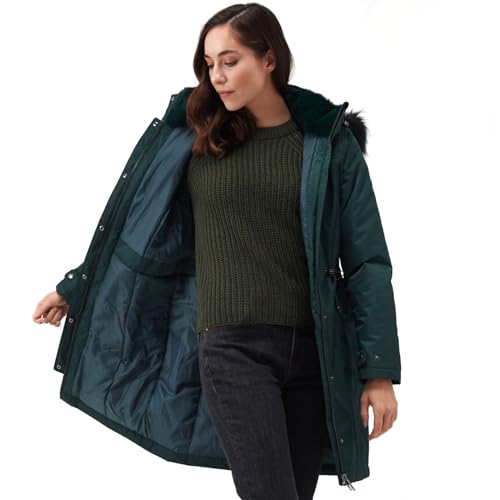 Regatta Womens Lellani Waterproof Hooded Jacket - Darkest Spruce - 20