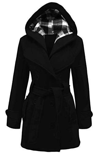 Ladies Winter Coat Black Size 20