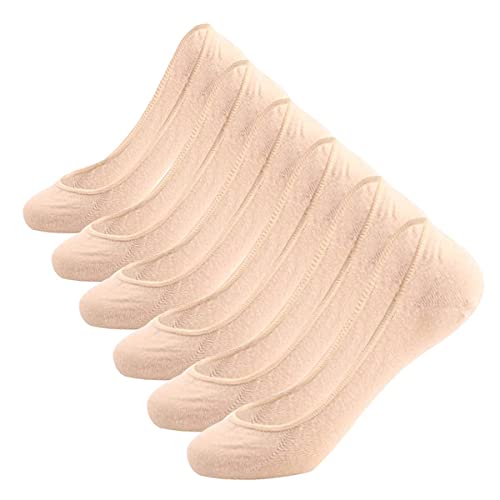 YouGa Invisible Socks Women - 3/6 Pairs No Show Socks Trainer Socks Ladies Low Socks Non Slip Ankle Bamboo Socks for Boat Shoes Sneakers and Loafers
