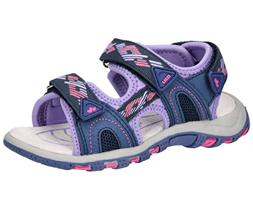 Lico Luca V Sandals, Navy, Purple, Pink, 12 UK Child