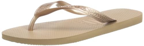 Havaianas, Women's, Top Tiras, Flip Flop, Rose Gold, 3/4 UK
