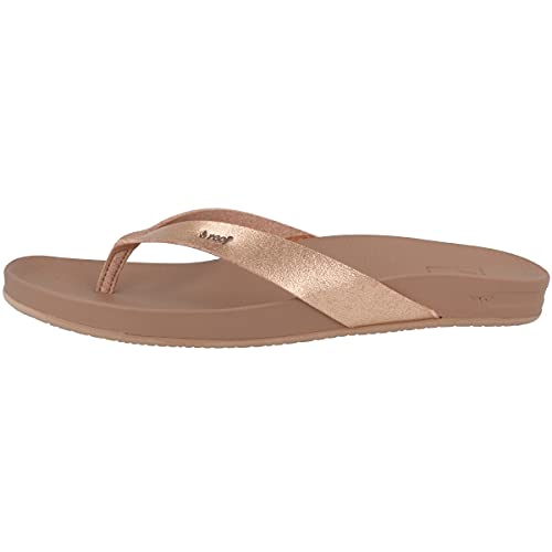 Reef Women's Cushion Bounce Court Flip-Flop, Rose Gold, 6 UK