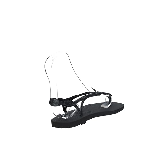 Havaianas Women's Luna Beach Sandals, Black, 8 UK