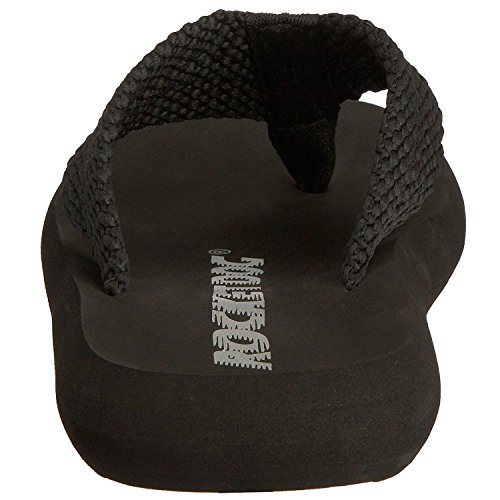 Rocket Dog Women's Sunset Flip Flops, Black, 6 UK