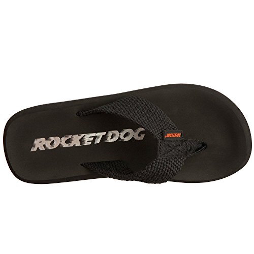 Rocket Dog Women's Sunset Flip Flops, Black, 6 UK
