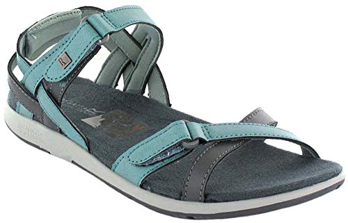 Regatta Womens Santa Cruz Strappy Adjustable Sandals - Stone Blue - 5 UK