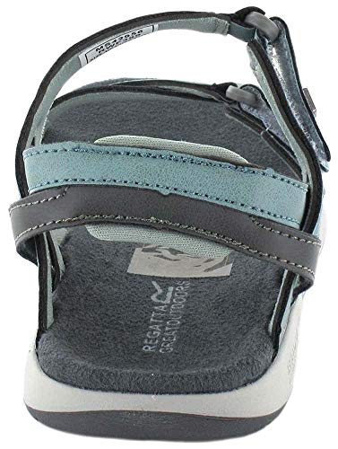 Regatta Womens Santa Cruz Strappy Adjustable Sandals - Stone Blue - 5 UK