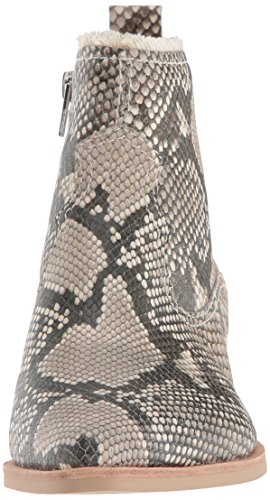 Dolce Vita Women's Unity Ankle Boot, Snake Print Embossed Leather, 4 UK