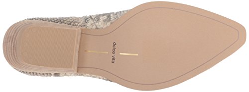 Dolce Vita Women's Unity Ankle Boot, Snake Print Embossed Leather, 4 UK