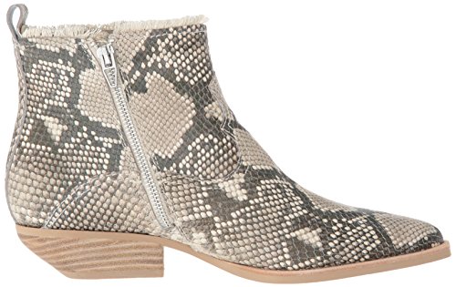 Dolce Vita Women's Unity Ankle Boot, Snake Print Embossed Leather, 4 UK