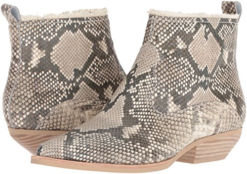 Dolce Vita Women's Unity Ankle Boot, Snake Print Embossed Leather, 4 UK