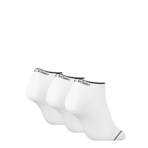 Calvin Klein Women's Athleisure Sneaker 1, White, ONE Size (Pack of 3)