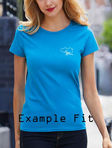 Hippowarehouse Squats and Stilettos Womens Fitted Short Sleeve t-Shirt (Specific Size Guide in Description) Navy Blue