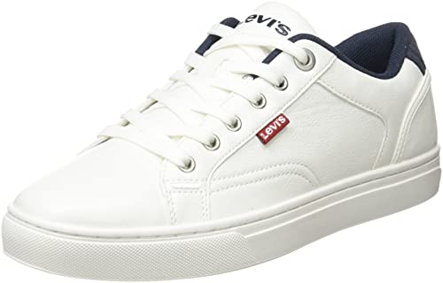 Levi's Men's COURTRIGHT Sneaker, Regular White, 9 UK