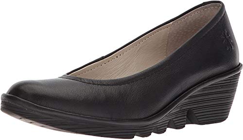 Fly London Women's Pump Ballet Flats,Black,4UK (37 EU)
