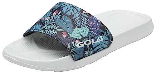 Gola Women's Elko Beach & Pool Shoes (Blue Leaf Multi White Ew, uk_footwear_size_system, adult, women, numeric, medium, numeric_4)