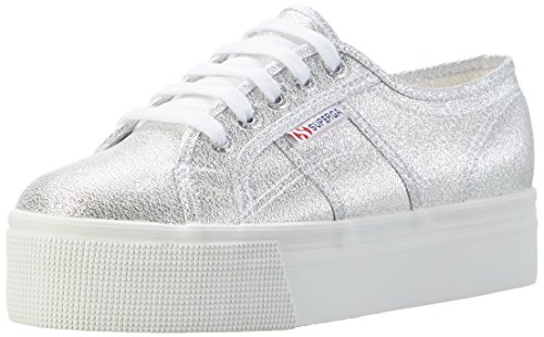 Superga Women's 2790-lamew Sneaker, Silver (silver), 7 UK