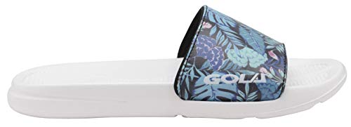 Gola Women's Elko Beach & Pool Shoes (Blue Leaf Multi White Ew, uk_footwear_size_system, adult, women, numeric, medium, numeric_4)
