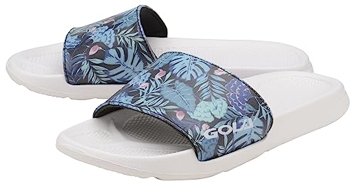 Gola Women's Elko Beach & Pool Shoes (Blue Leaf Multi White Ew, uk_footwear_size_system, adult, women, numeric, medium, numeric_4)