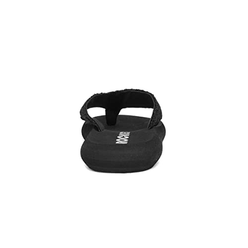 Rocket Dog Spotlight Lima Womens Black Flip Flop - Size 6 UK - Black