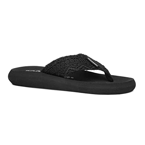 Rocket Dog Spotlight Lima Womens Black Flip Flop - Size 6 UK - Black