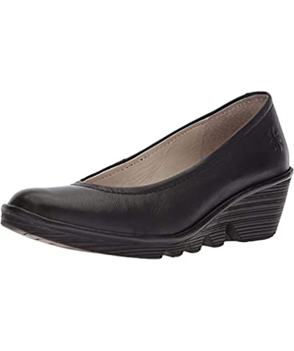 Fly London Women's Pump Ballet Flats,Black, 8 UK