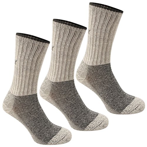 Karrimor Womens Heavyweight Boot Socks 3 Pack Beige Ladies 4-8