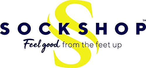 SockShop Ladies Plain Cotton and Lurex Boot Socks Pack of 3 Black 4-8