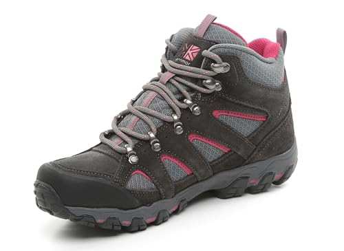 Karrimor Women's Bodmin Mid 5 Ladies Weathertite Uk 6 High Rise Hiking Boots, Dark Grey Cochineal, UK